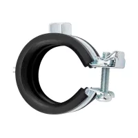 Rohrklemme mit Gummi M8/M10 Gewinde
