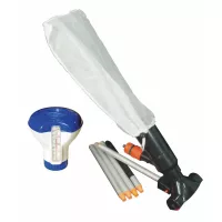 Pflegeset und Bodensauger mit Sack
