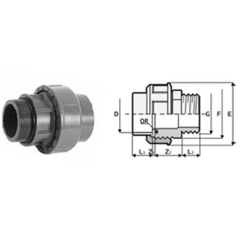 AG Verschraubung D63-2'