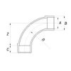Bogen 90° D25