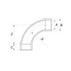 Bogen 90° D315 