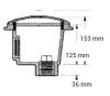 Bodenablauftopf für Betonbecken , 1-1/2"