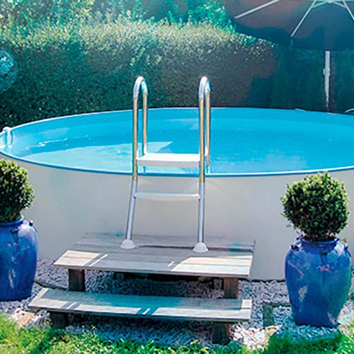 Modena Schwimmbecken 4,0 x 1,2m  0,6 mm blaue Folie