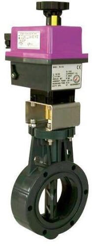 Drosselklappe mit Motor. EPDM 110 - 4"  mit Flanschset
