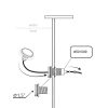 Ministrahler Zylinderform weiss 18 LED 7W, 220lm