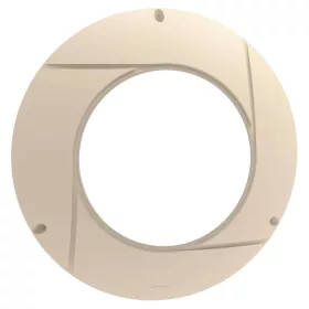 Flansch für Flachreflektor, metallverkleidet