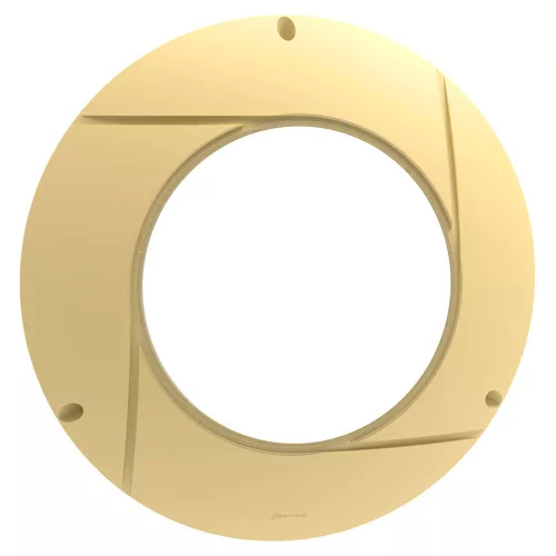 Flansch für Flachreflektor, metallverkleidet