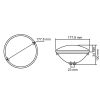 PAR56 LED Lampe RGB 12VCA / 20 VCC 16W weiss