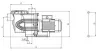 Pontaqua Boss Schwimmbadpumpe, 0,37 kW, 230 V (1~)