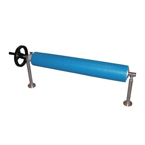 Solarplaneaufroller Edelstahl, fix 5,4-7,1 m